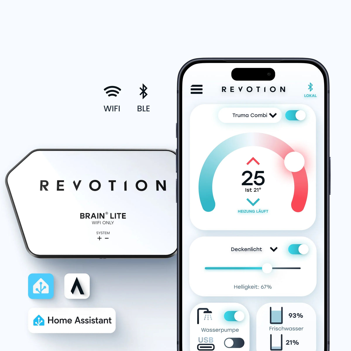 Revotion BRAIN® Lite – Smart Home für Camper & Caravan